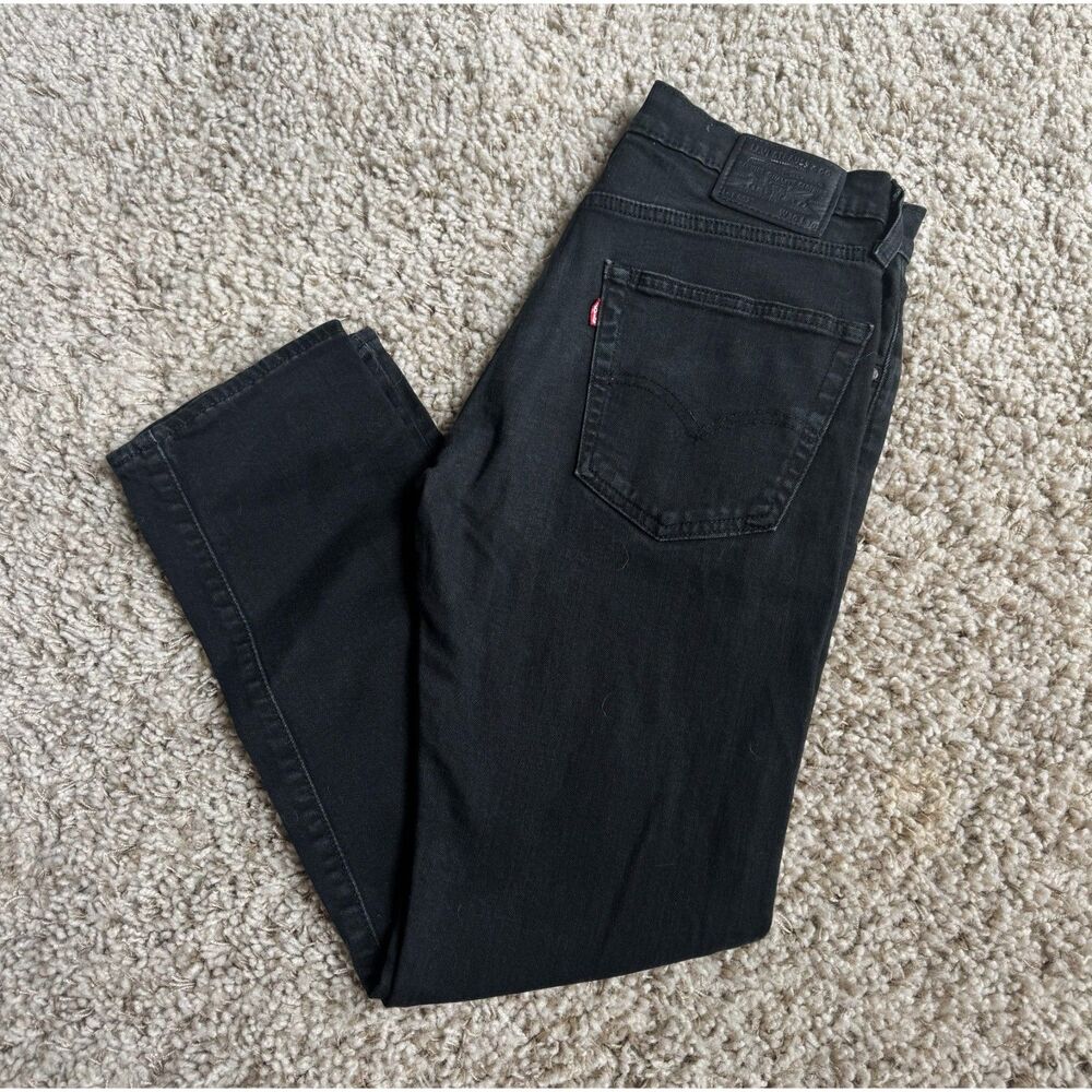 Levi's Men's Black Straight Leg Jeans Size 30